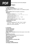 Javascript topic