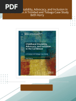 PDF Childhood Disability, Advocacy, and Inclusion in the Caribbean: A Trinidad and Tobago Case Study Beth Harry download