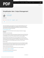 Simplification Item_ Output Management _ SAP Blogs