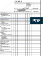 CWE- ELECTRICAL CHEKLIST