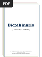 DicZahinario Correo