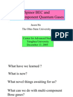 Jason Ho - Spinor-BEC and Multi-Component Quantum Gases