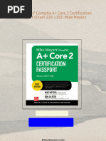 Mike Meyers' Comptia A+ Core 2 Certification Passport (Exam 220-1102) Mike Meyers 2024 scribd download