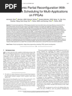 DML Dynamic Partial Reconfiguration With Scalable Task Scheduling for Multi-Applications on FPGAs