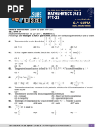 PTS-22 (XII 2024-25) - By O.P. GUPTA