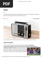 como funciona la radio