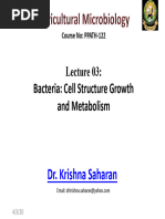 Lecture 03 Bacteria Cell Structure and Gm Positive and negtive Bacteria-compressed