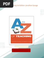 Instant Download A Z of Teaching 1st Edition Jonathan Savage PDF All Chapters