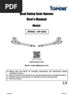 Topen Gate Manual (Oaks)