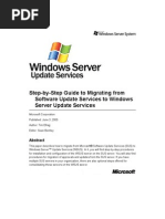 Step-by-Step Guide To Migrating From Software Update Services To Windows Server Update Services