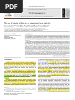 The use of marine sediments as a pavement base material