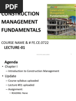 Construction Management Slides