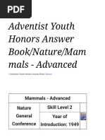 Adventist Youth Honors Answer Book_Nature_Mammals - Advanced - Wikibooks, Open Books for an Open World