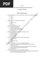 STA 122 CBE past questions