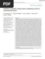 Bowyer_et Al_2020_Evolution of Ungulate Mating Systems