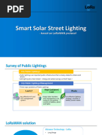 Smart solar lighting