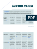 Human Sciences - Briefing Paper 2023-24