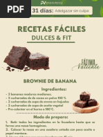 Recetas Dulces & Fit