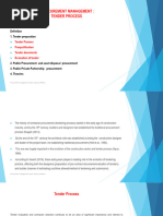 Tender Process Procurement Management Eacr 4116 Lesson 6 to 8