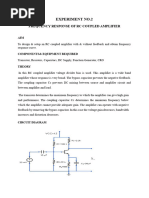 expt-2-RC_coupled_amplifier