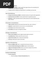 Introduction to Data Warehouse