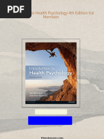 Full download Introduction to Health Psychology 4th Edition Val Morrison pdf docx