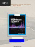 Principles of information systems 14th Edition Ralph M. Stair download pdf