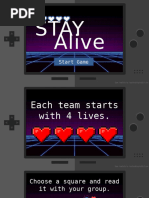 202. Stay Alive Game