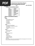 Class 10 Post Mid  Exam Timetable & Portion 2023-24 (1)