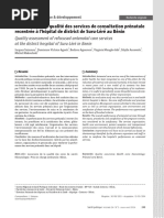 Evaluation de La Qualite Des Services de Consultation Prenatale Recentree a Lhopital de District de Suru Lere Au Benin