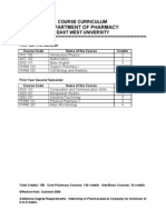 Course Curriculum Ewu