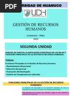 Funciones Principales en la Gestión