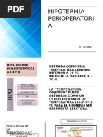 HIPOTERMIA PERIOPERATORIA