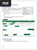 MS Excel