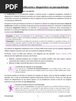 1. Clasificación y diagnóstico en Psicopatología (2ª parte)