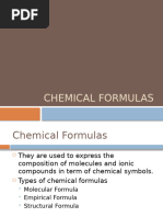 Chemical formulas