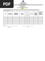 BS-Form 4 - Daily Attendance of Volunteer