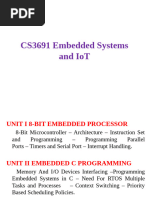 CS3691 Embedded Systems and IoT