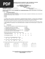 3RD MONTHLY EXAMINATION  IN GENERAL BIOLOGY 2