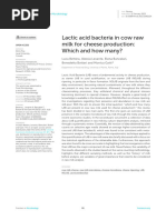 Lactic Acid Bacteria in Cow Raw Milk