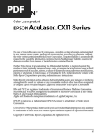 EPSON CX11NF Users Manual