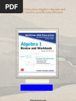 McGraw-Hill Education Algebra I Review and Workbook Sandra Luna Mccune [Mccune all chapter instant download