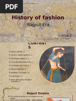 History of fashion