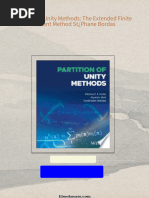 Instant Access to Partition of Unity Methods: The Extended Finite Element Method St¿Phane Bordas ebook Full Chapters