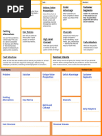 Worksheet Lean Canvas 2024