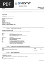 MSDS - Arotec Fresh