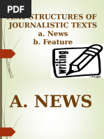 2 Text Structures of Journalistic Texts (1)