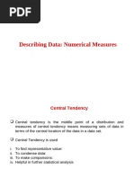 Describing Data_Numerical Measure