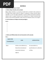 OOSD UNIVERSITY PAPER 22-23 Solution