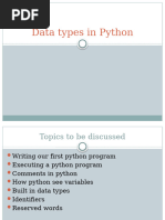 Data Types in Python